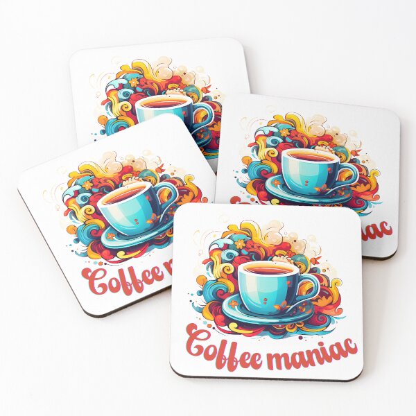 Item preview, coffee maniac Tshirts designed and sold by Aopo Chaloemphon.