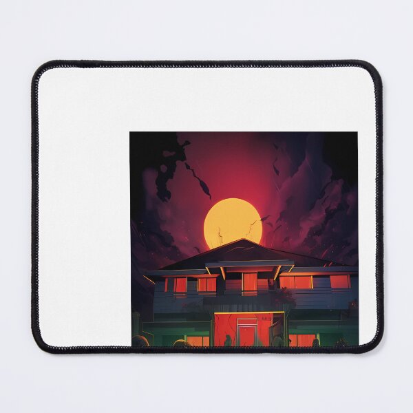 Item preview, a group of zombies in front of a house designed and sold by Dark Fantasy Store.