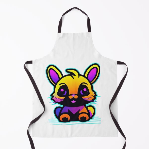 Item preview, Large Cute Neon Bunny designed and sold by RestingLioness.