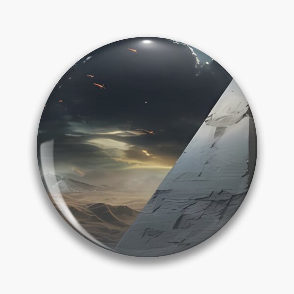 Item preview, a large pyramid in the middle of a city designed and sold by Dark Fantasy Store.