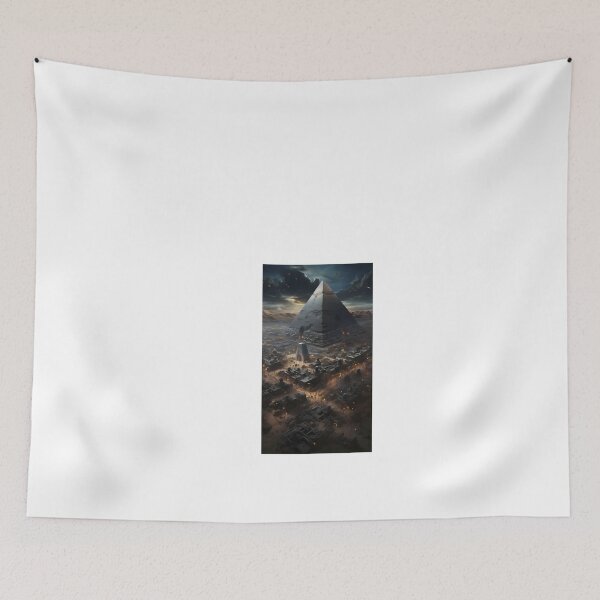 Item preview, a large pyramid in the middle of a city designed and sold by Dark Fantasy Store.
