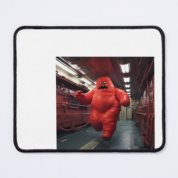 Item preview, a large red inflatable character is in the air designed and sold by Dark Fantasy Store.