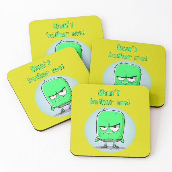 Item preview, Don't bother me yellow background designed and sold by Crazy4Graphics.