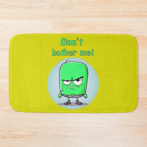 Item preview, Don't bother me yellow background designed and sold by Crazy4Graphics.