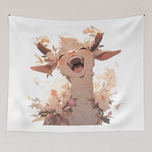 Item preview, Joyful Jumper: The Gleeful Goat designed and sold by KaleidoKiosk.