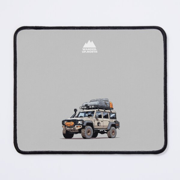Item preview, Stone Beige Camping Rig 4x4 Vehicle - Digital Art - Outdoor Sticker Series 1 | WanderUpNorthCo. designed and sold by WanderUpNorth.