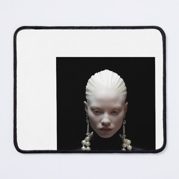 Item preview, a mannequin with white hair and pearls designed and sold by Dark Fantasy Store.