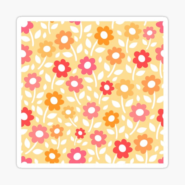 Item preview, Daisy Florals Flower pattern designed and sold by Nicola-Rowe.