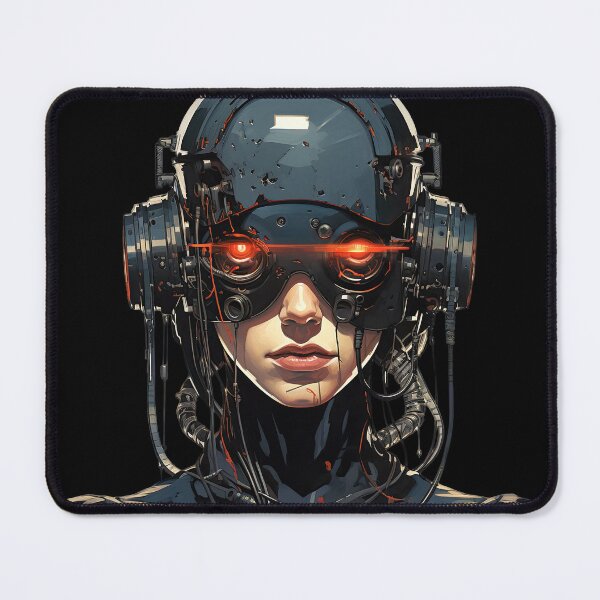 Item preview, Cyborg Female Robot Epic SciFi Trance Movie Comic Gamer design designed and sold by Cybermariko.