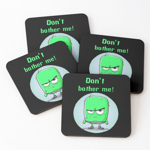 Item preview, Don't bother me black background designed and sold by Crazy4Graphics.