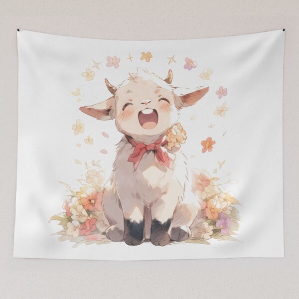 Item preview, Joyful Jumper: The Gleeful Goat designed and sold by KaleidoKiosk.