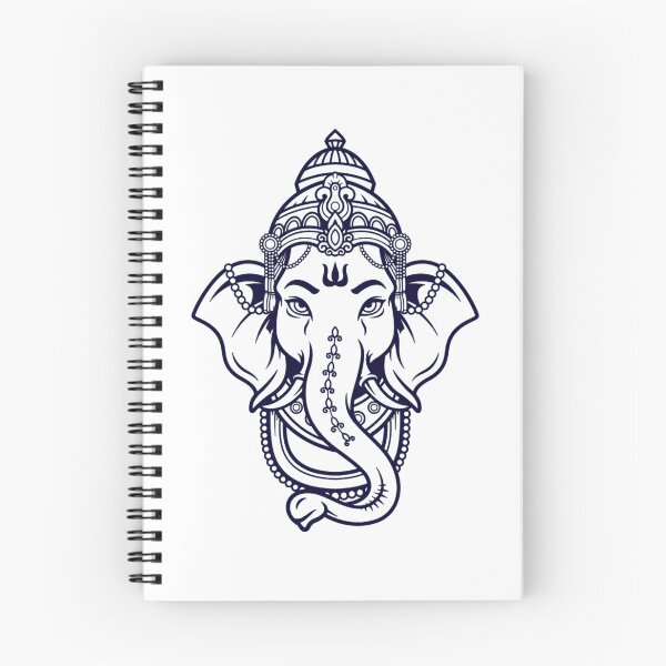 Item preview, Ultra Violet Simple Ganesha: Divine Elegance in Purple Hues designed and sold by ElephantClub.