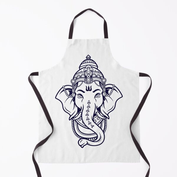 Aperçu de l'œuvre Ultra Violet Simple Ganesha: Divine Elegance in Purple Hues créée et vendue par ElephantClub.