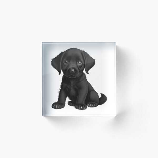 Item preview, lindo bebe perro negro designed and sold by ArkieVisuals.