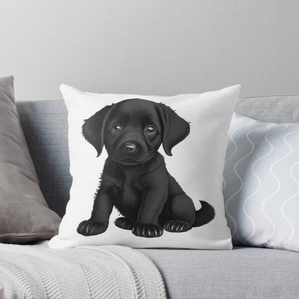 Item preview, cute baby black dog designed and sold by ArkieVisuals.