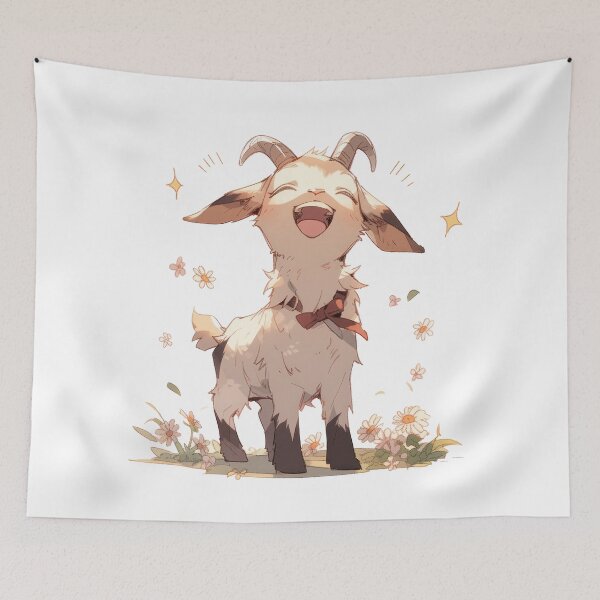 Item preview, Joyful Jumper: The Gleeful Goat designed and sold by KaleidoKiosk.