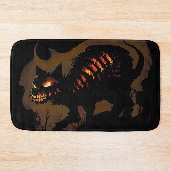Item preview, Hellish Fiery Skeletal Halloween Cat designed and sold by HideTheInsanity.