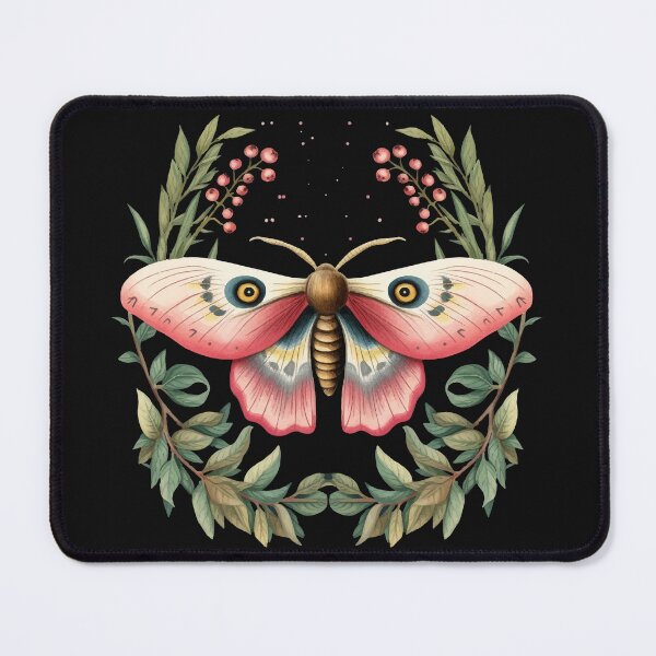 Item preview, Pink Botanical Moth designed and sold by Enyr.