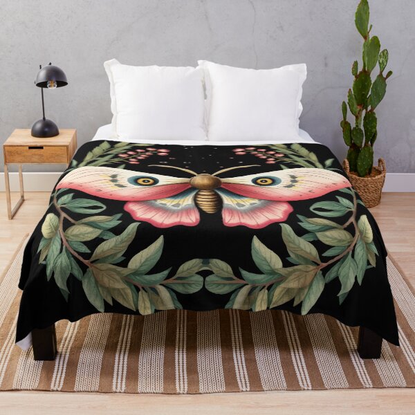 Item preview, Pink Botanical Moth designed and sold by Enyr.