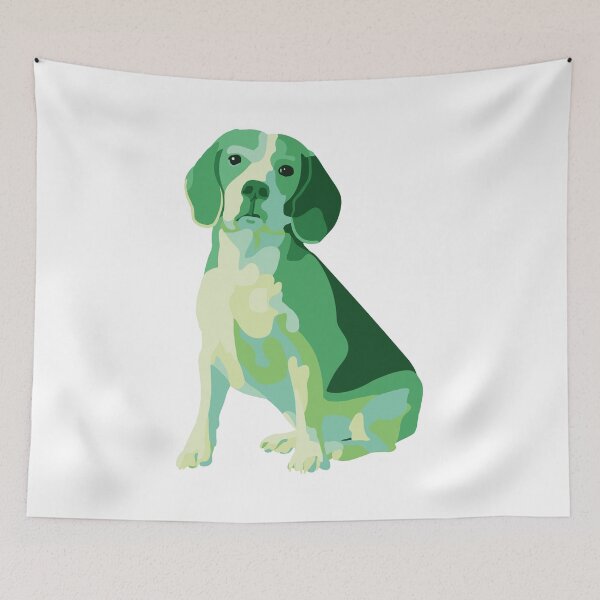 Item preview, Beagle_Green designed and sold by Meg-Martin.
