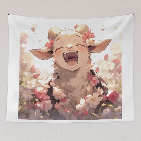 Item preview, Joyful Jumper: The Gleeful Goat designed and sold by KaleidoKiosk.