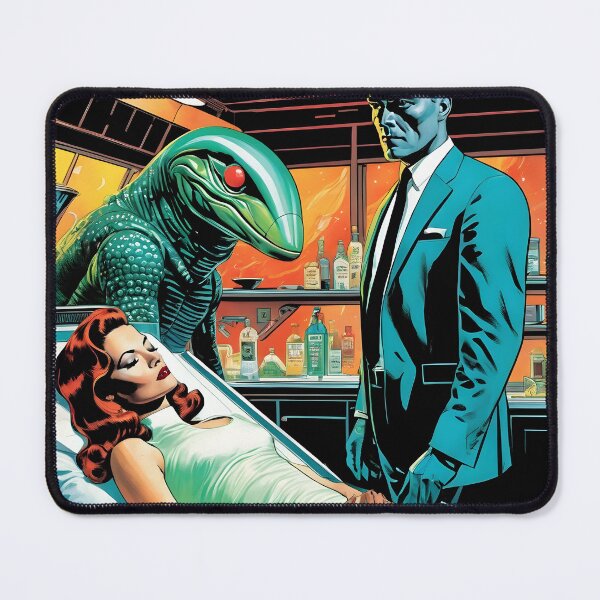 Item preview, Retro Alien Art designed and sold by Planetporridge.