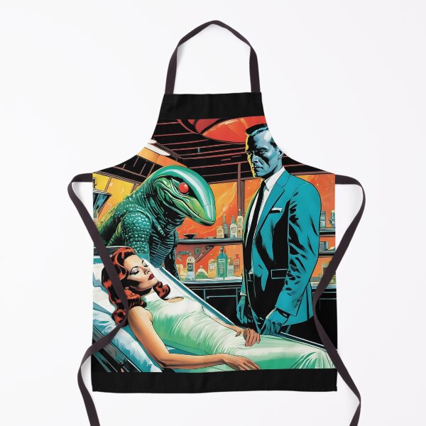 Item preview, Retro Alien Art designed and sold by Planetporridge.