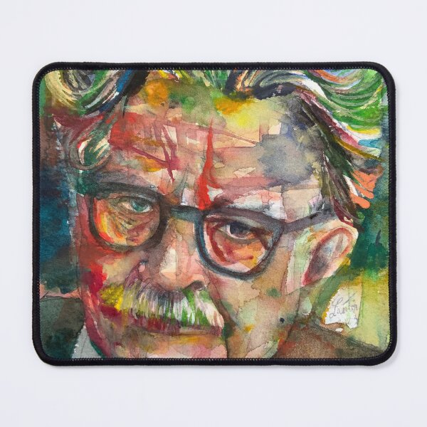 Item preview, ELIAS CANETTI watercolor portrait designed and sold by lautir.