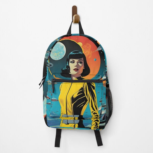 Item preview, Retro Space Woman designed and sold by Planetporridge.