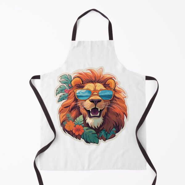 Item preview, Lion Artwork - Lion Face and Head with sunglasses designed and sold by EnigmaStitcher.