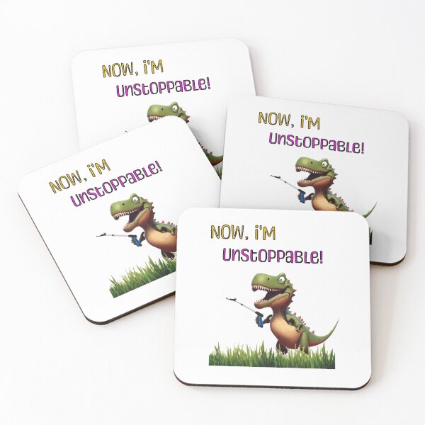 Item preview, Now, I Am Unstoppable T-Rex designed and sold by 5PointsDigital.