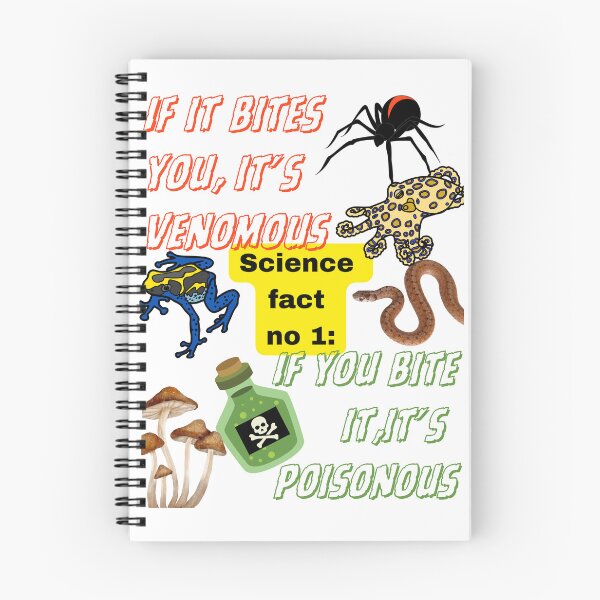 Item preview, Science Fact no 1, Science Facts, venomous, poisonous, educational designed and sold by Fr0mtheMachine.