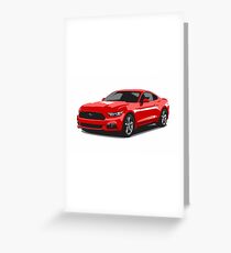Ford Mustang Greeting Card