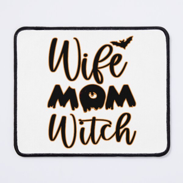Item preview, Wife MOM Witch Halloween Hallows Eve Art designed and sold by sdartproject.