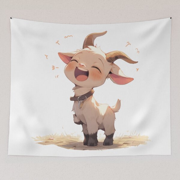 Item preview, Joyful Jumper: The Gleeful Goat designed and sold by KaleidoKiosk.