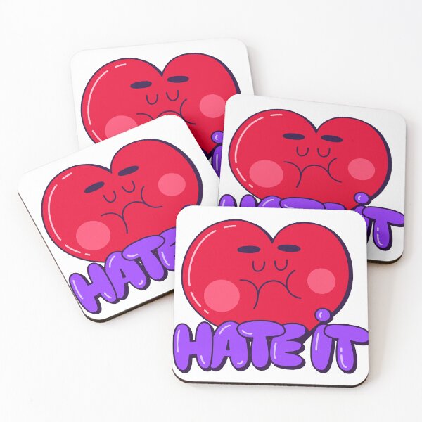 Item preview, Heart hate it designed and sold by lucisnerosart.