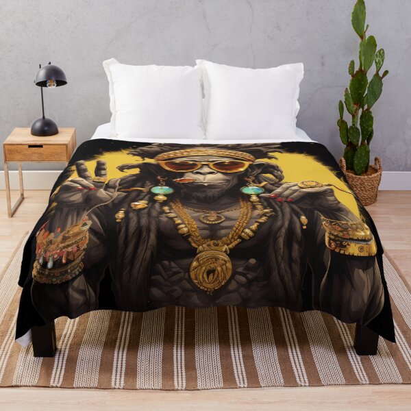 Item preview, "Monkey Majesty: Dreadlocked Design" designed and sold by Art-Vortex-fr.