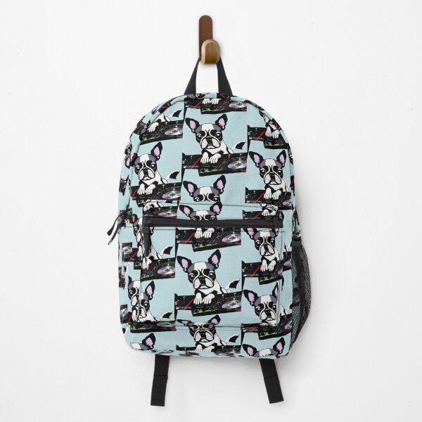 Item preview, Boston Terrier DJ Pop Art designed and sold by FunnehGacha.