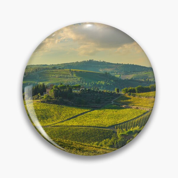 Item preview, Panzano in Chianti vineyards at sunset. Tuscany designed and sold by Stefano Orazzini.