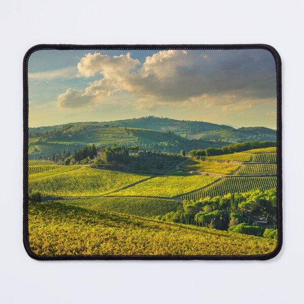 Item preview, Panzano in Chianti vineyards at sunset. Tuscany designed and sold by Stefano Orazzini.