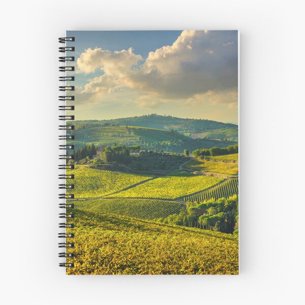 Item preview, Panzano in Chianti vineyards at sunset. Tuscany designed and sold by Stefano Orazzini.