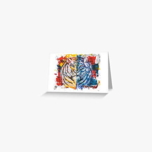 I m a tiger Greeting Card