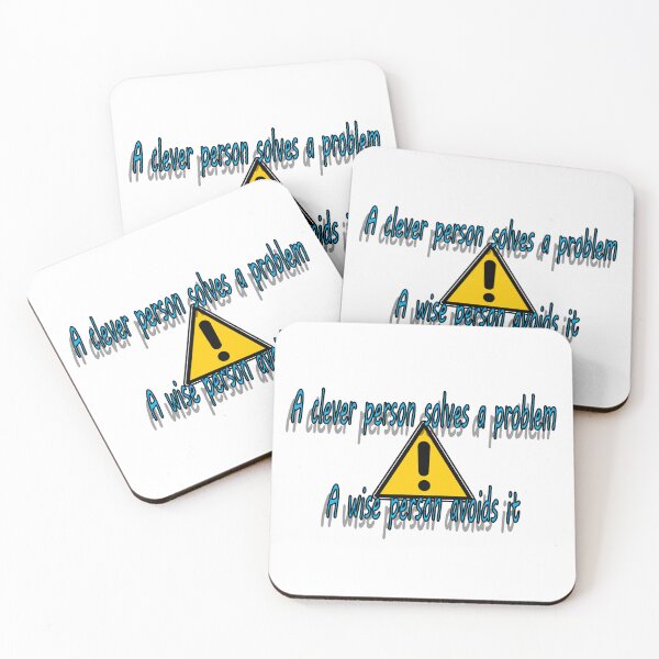 Item preview, Problems are easier if avoided in the first place designed and sold by PicsByTony.