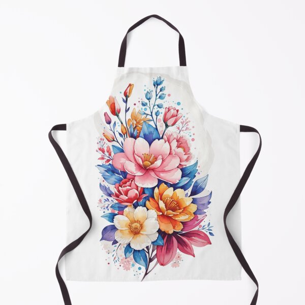 Item preview, Delicate Watercolor Flowers designed and sold by Imaginaria Inkworks.