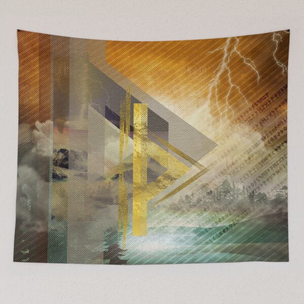 Item preview, Thurisaz  Rune Digital Art composition designed and sold by k9printart.