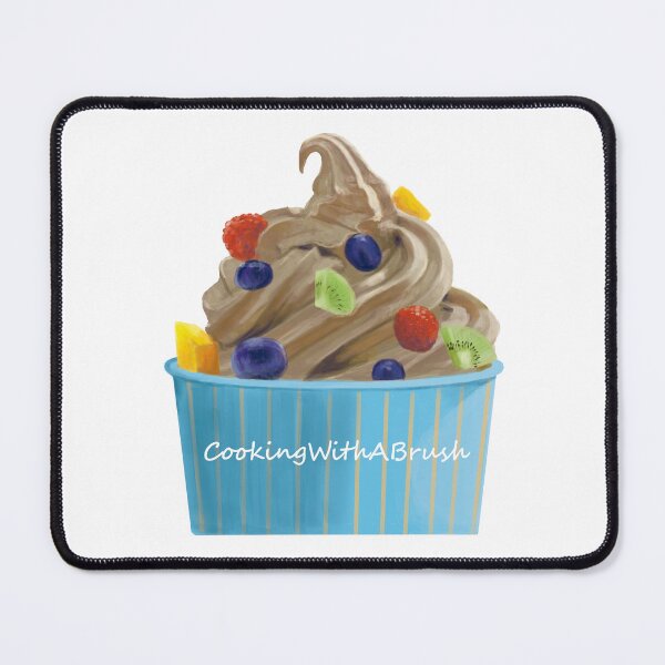 Item preview, Frozen yogurt drawing designed and sold by cookwithabrush.