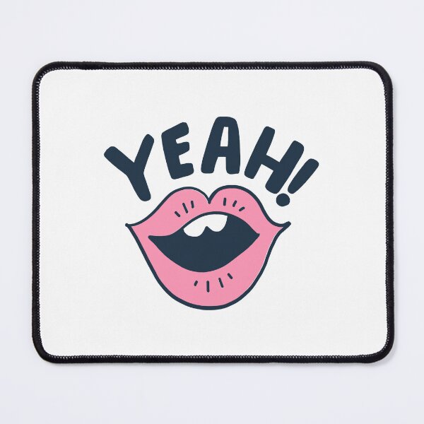 Item preview, mouth saying yeah designed and sold by lucisnerosart.