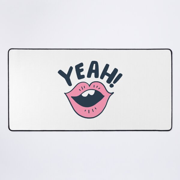 Item preview, mouth saying yeah designed and sold by lucisnerosart.