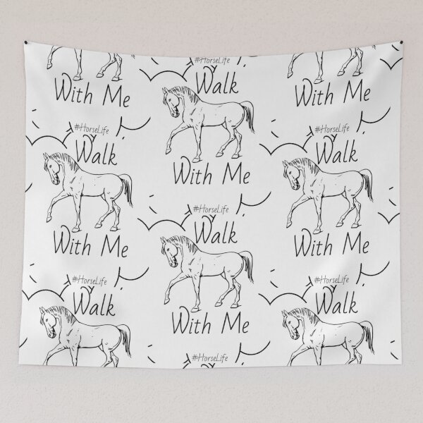 Item preview, Walk With Me Horse designed and sold by MissLadyGraves.