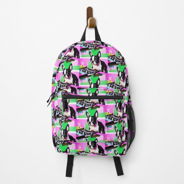 Item preview, Boston Terrier DJ Pop Art designed and sold by FunnehGacha.